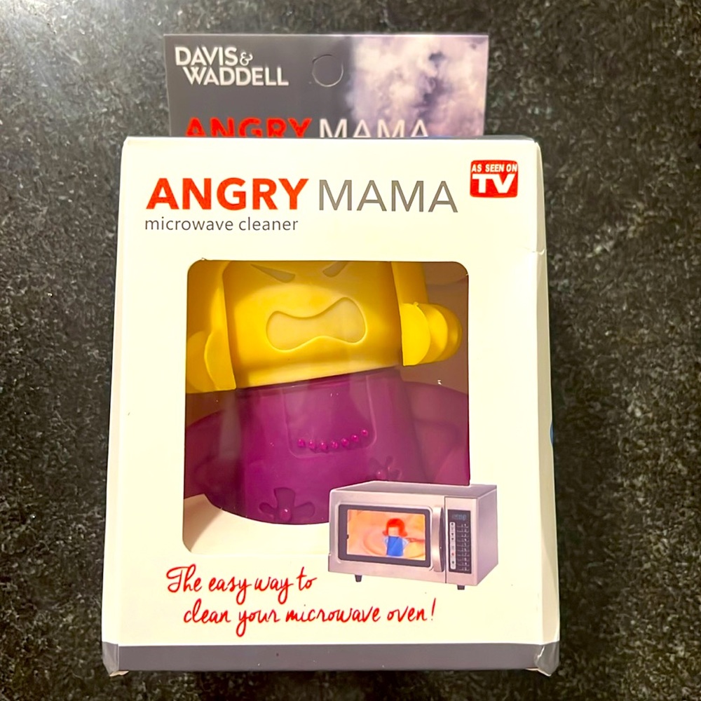 NEVER USED ANGRY MAMA MICROWAVE CLEANER